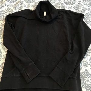 LuluLemon Black Cowl Neck Sweatshirt